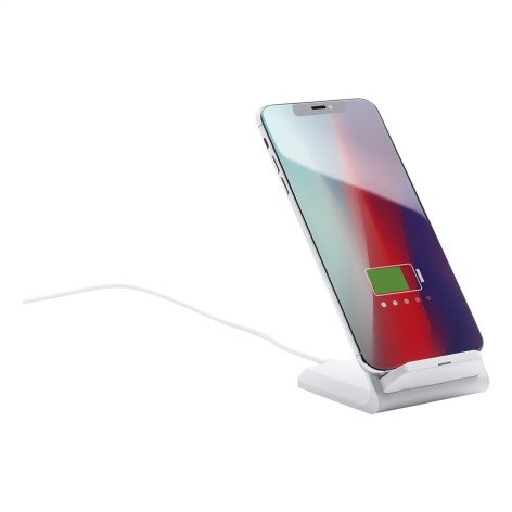 supporto per cellulare con caricatore wireless