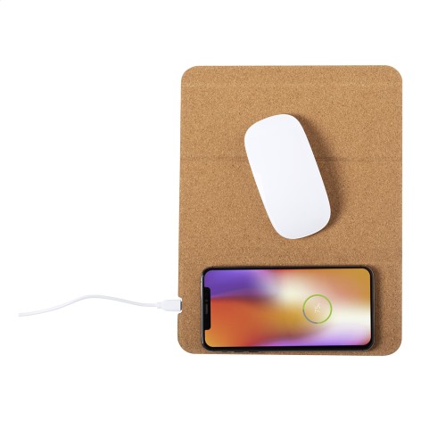 tappetino mouse con caricatore wireless