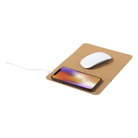 tappetino mouse con caricatore wireless