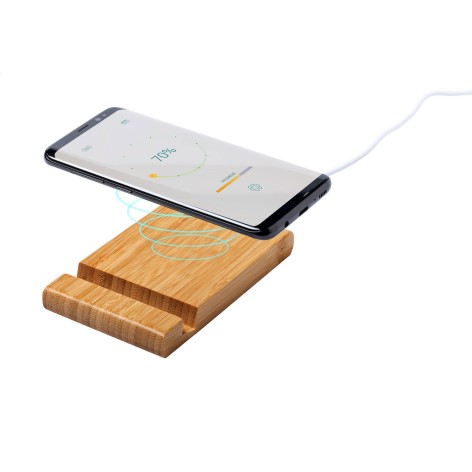 Caricabatteria wireless con supporto portacellulare
