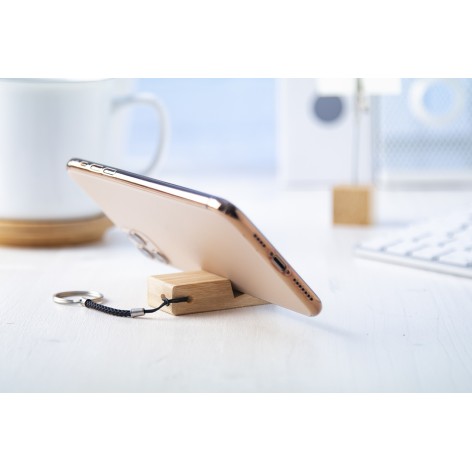 portachiavi con supporto cellulare