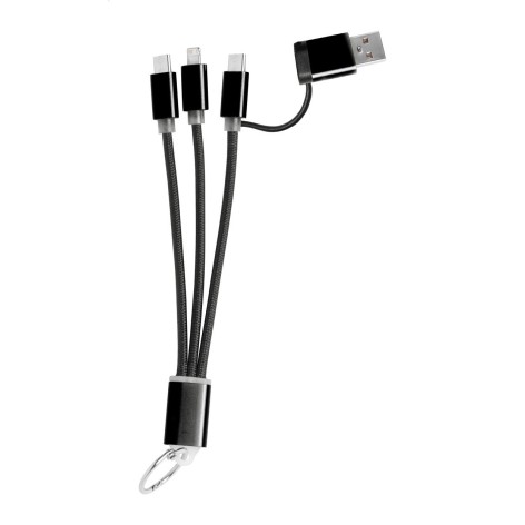 Portachiavi con cavo di ricarica USB
