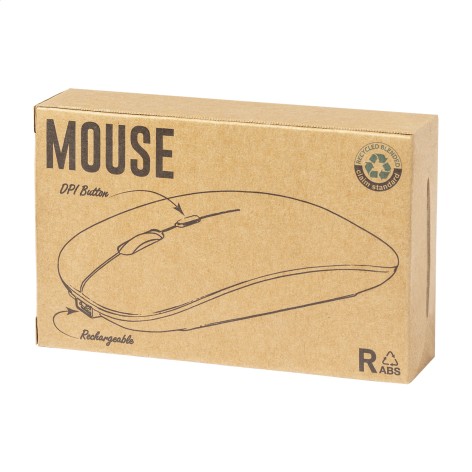 Mouse ottico in ABS riciclato (RABS)