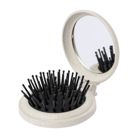 Specchietto con spazzola capelli