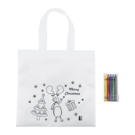 Borsa per la spesa natalizia de decorare