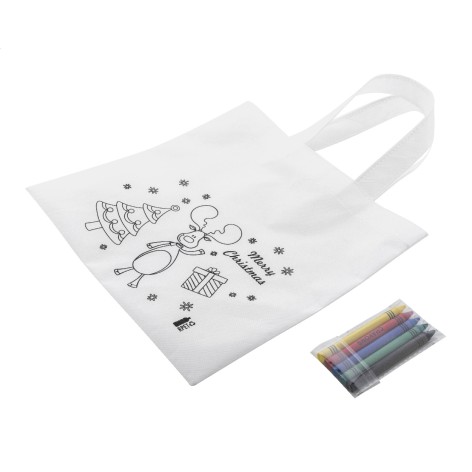 Borsa per la spesa natalizia de decorare