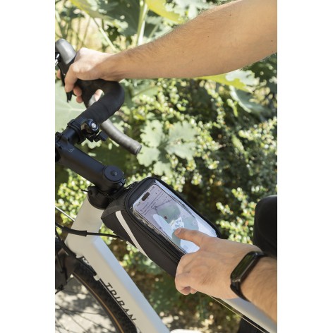 borsa in RPET portacellulare da bicicletta
