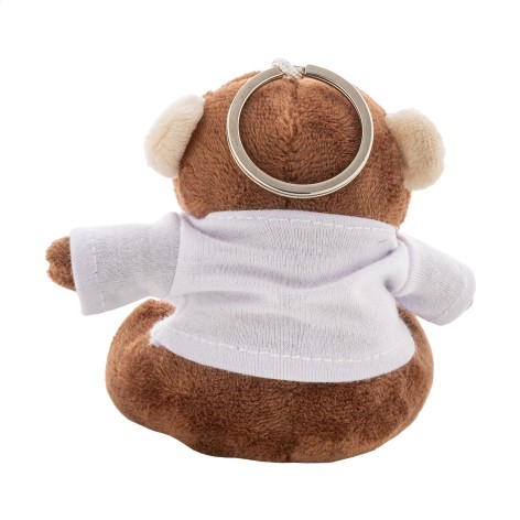 Portachiavi con scimmia in peluche