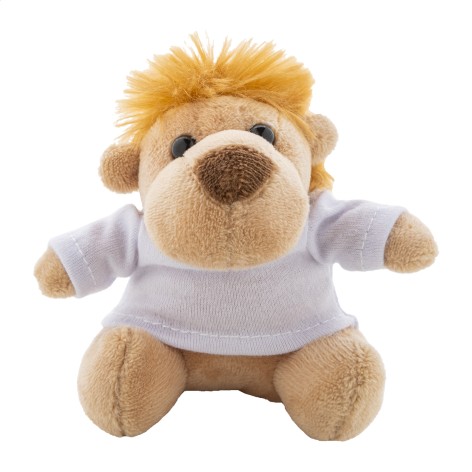 Portachiavi con leone in peluche