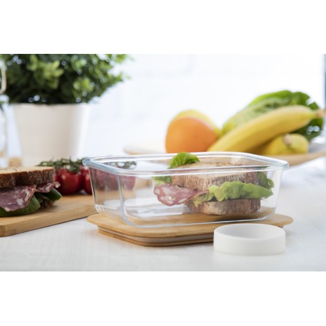 contenitore per il pranzo in vetro