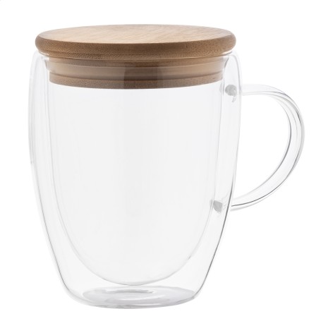 Tazza termica in vetro borosilicato
