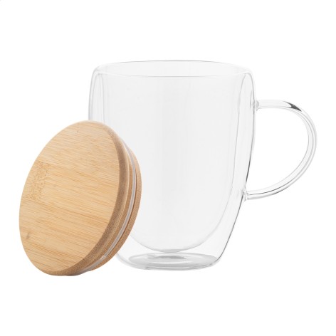 Tazza termica in vetro borosilicato