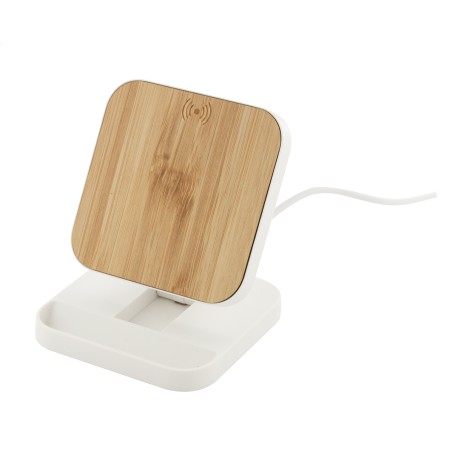 caricabatterie wireless con supporto cellulare