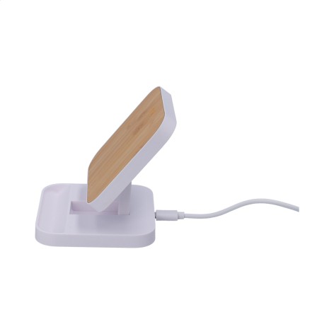 caricabatterie wireless con supporto cellulare