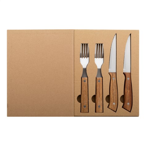 set posate per bistecca
