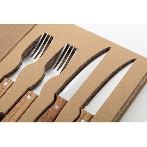set posate per bistecca