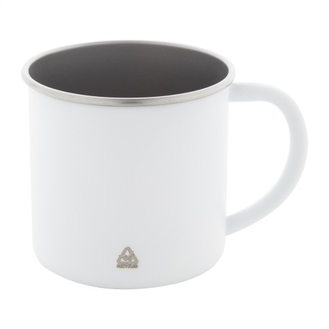 Tazza in acciaio riciclato