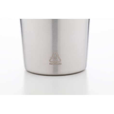 Bicchiere in acciaio inox riciclato