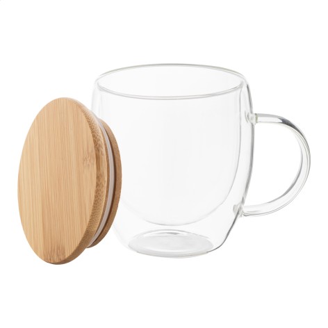 Tazza termica in vetro borosilicato