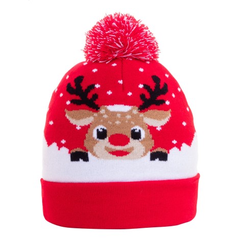 Cappellino invernale a tema natalizio