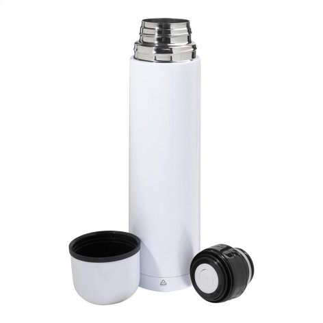 Thermos in acciaio riciclato