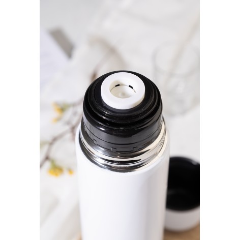 Thermos in acciaio riciclato