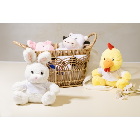 Coniglietto di peluche in RPET