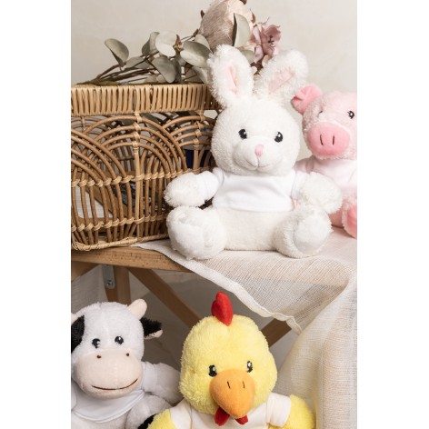 Coniglietto di peluche in RPET