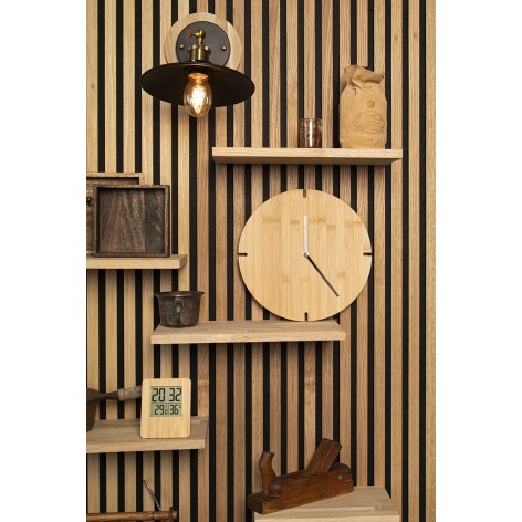 Orologio da parete in bambﾝ