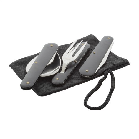 set posate per campeggio