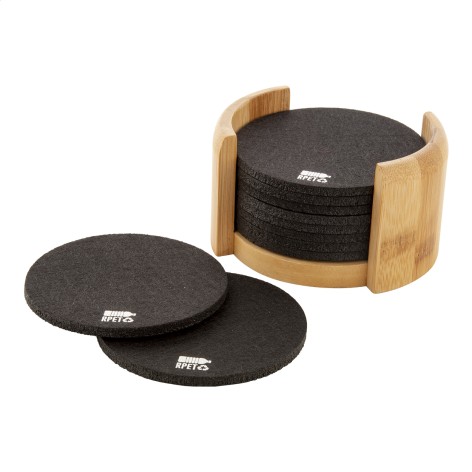Set sottobicchieri in RPET