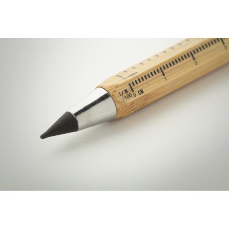 Penna senza inchiostro con righello