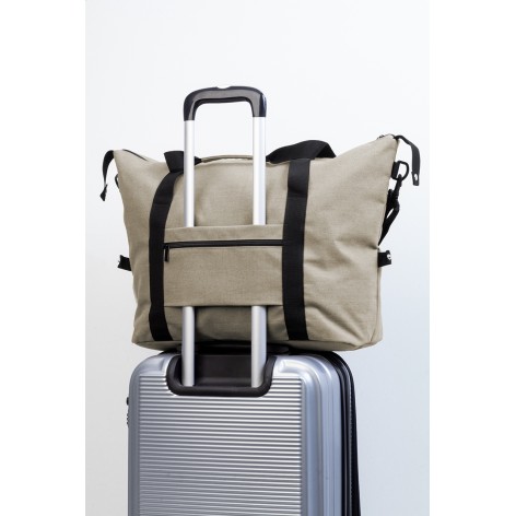Borsa da viaggio in tela riciclata