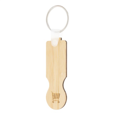 Portachiavi con gettone carrello