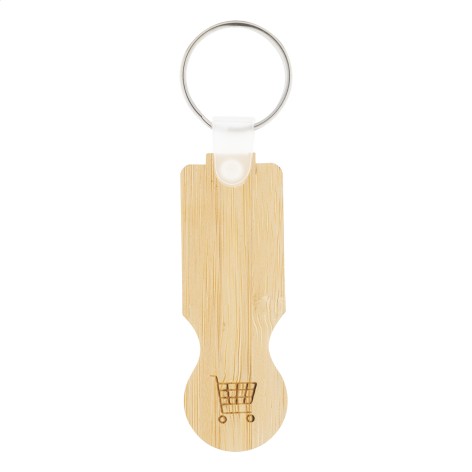 Portachiavi con gettone carrello