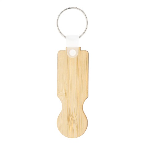 Portachiavi con gettone carrello