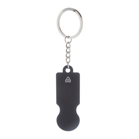 Portachiavi con gettone carrello