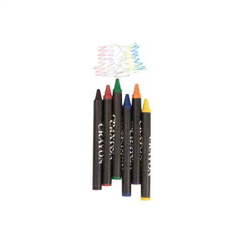 set di 6 pastelli
