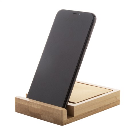 supporto per cellulare e blocco appunti