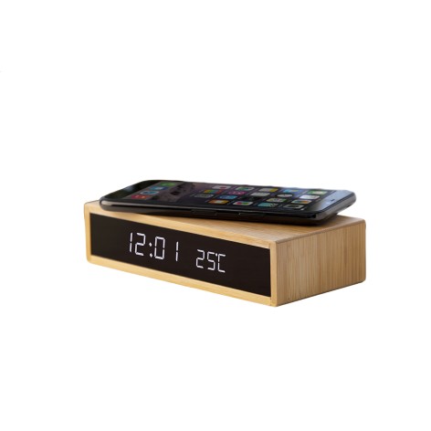 sveglia con caricabatterie wireless