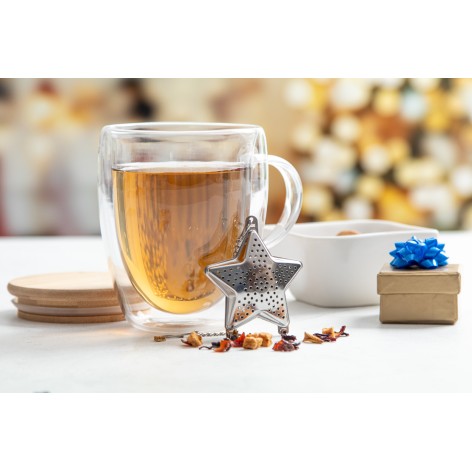 Infusore per tﾏ a tema natalizio, stella