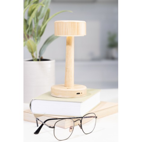 Lampada da tavolo in bamboo