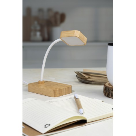 Lampada da tavolo con caricatore wireless