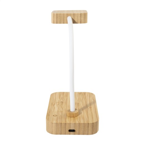 Lampada da tavolo con caricatore wireless