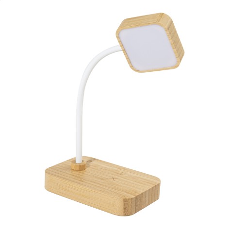 Lampada da tavolo con caricatore wireless