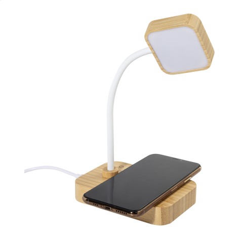 Lampada da tavolo con caricatore wireless