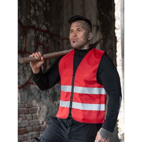 Korntex Safety Vest with Zipper   Cologne
