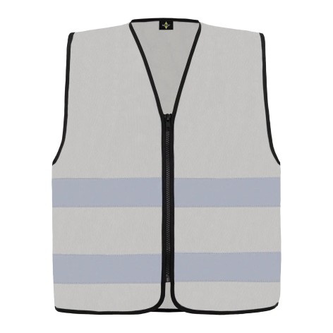Korntex Safety Vest with Zipper   Cologne
