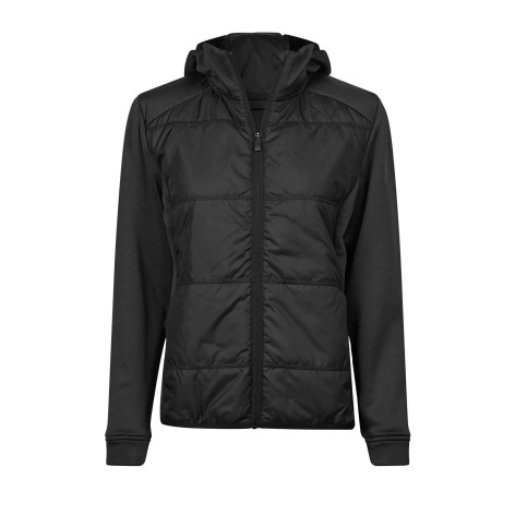 Womens Hybrid-Stretch Hooded Jacket