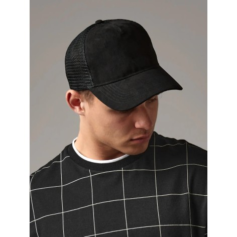 Suede Snapback Trucker